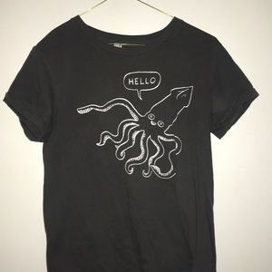American Apparel squid T shirt